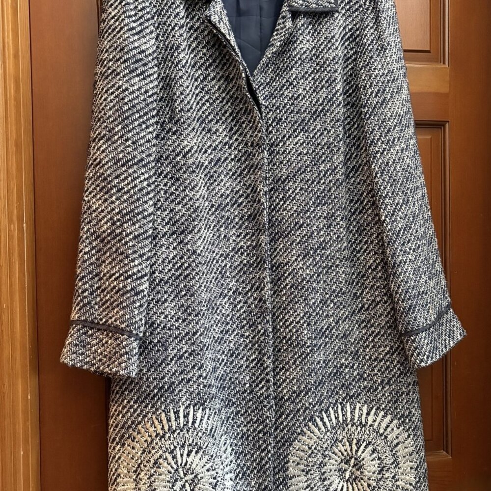 Oscar de la Renta 3/4 length (knee length) coat